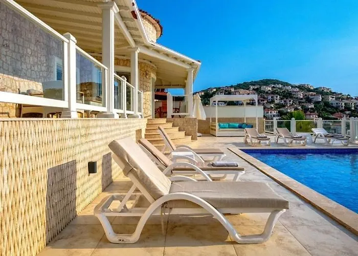 Alis Stunning Sea View With Infinity Pool Villa Kas